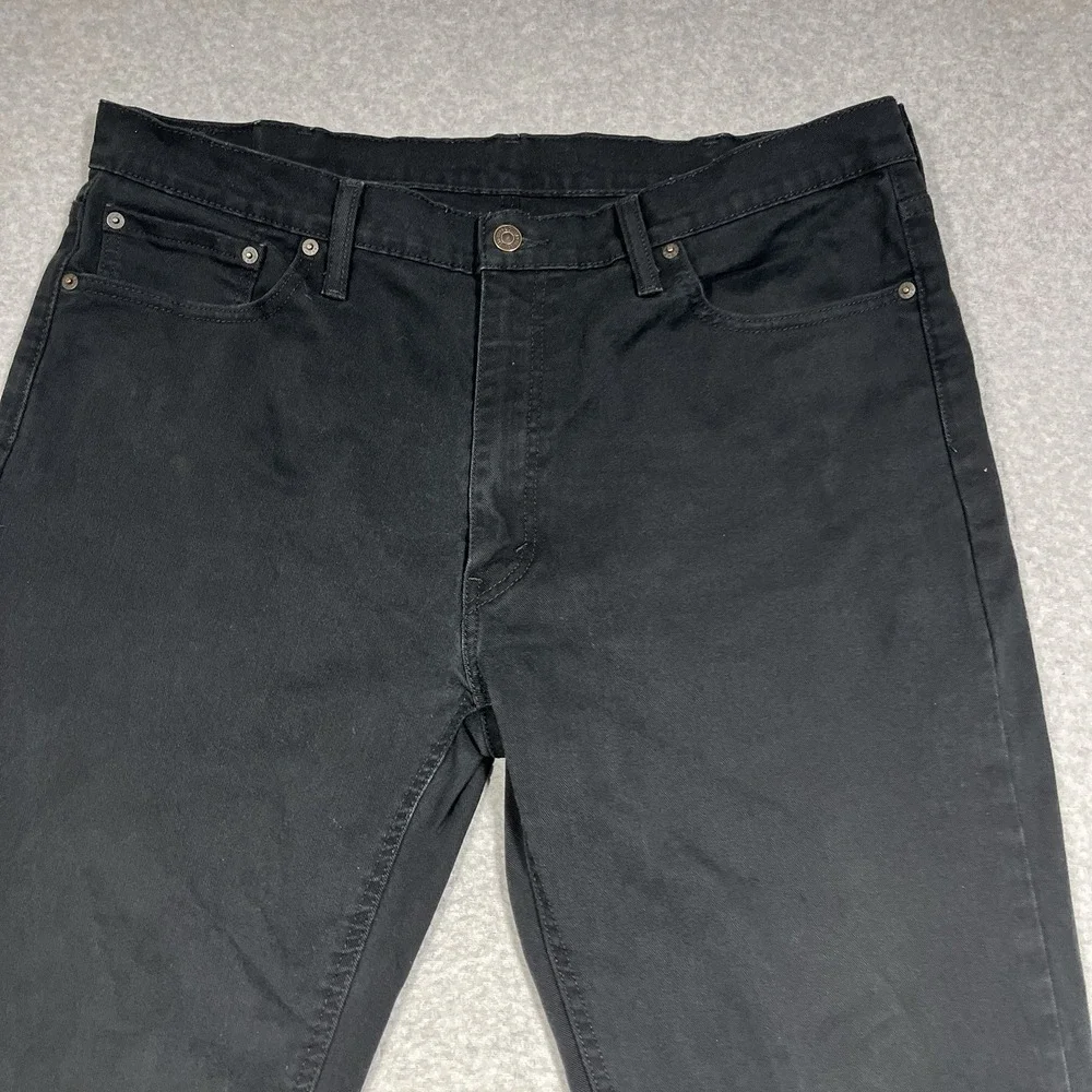 Levis Jeans Mens 38x32 (Fit 38x31) Black 541 Atheltic Fit Denim Dark Logo Cotton